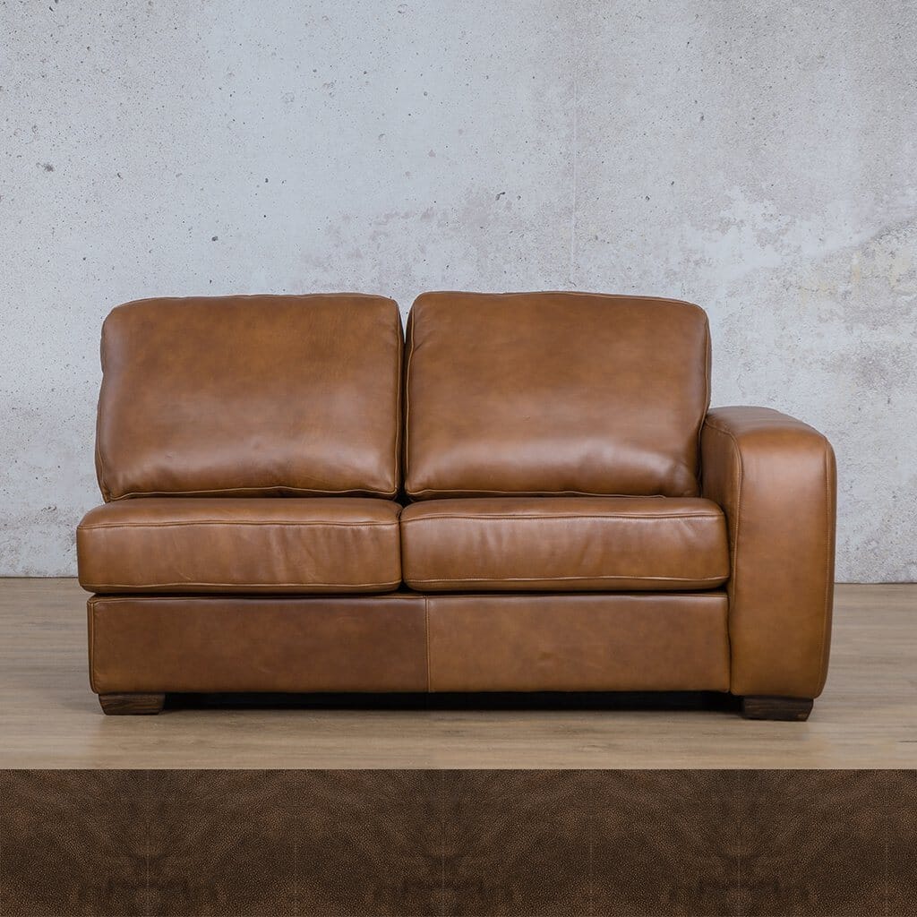 Stanford Leather 2 Seater RHF Leather Sofa Leather Gallery 