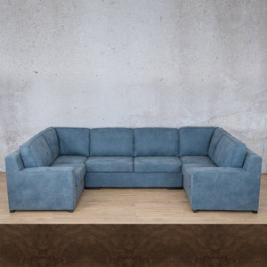 Rome Leather U-Sofa Sectional Leather Sectional Leather Gallery 
