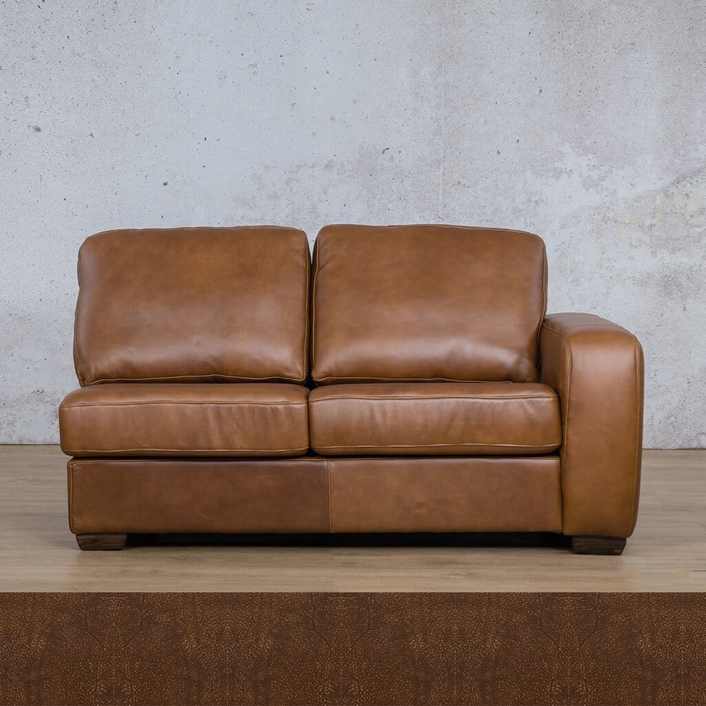 Stanford Leather 2 Seater RHF Leather Sofa Leather Gallery 