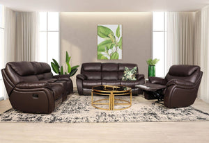 Cairo 3+2+1 Leather Recliner Home Theatre Suite - Available on Special Order Plan Only Leather Recliner Leather Gallery Choc 