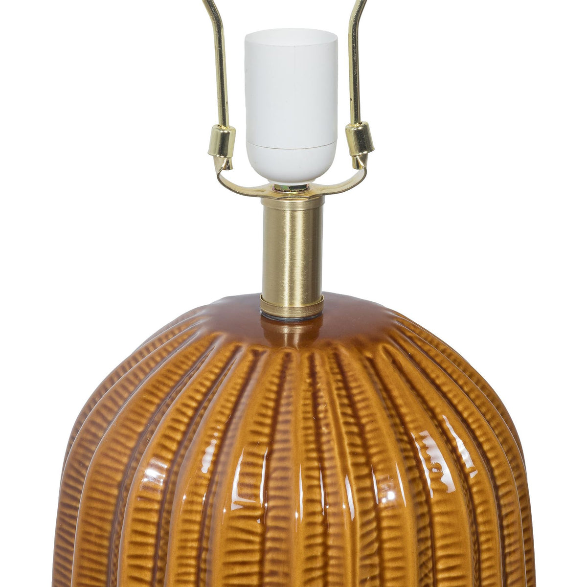 Cardón Table Lamp - Natural Linen Shade | Leather Gallery 