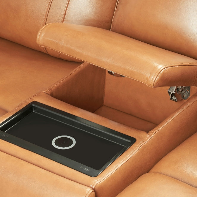 HOME THEATRE CONSOLE WITH CUP HOLDERS & WIRELESS CHARGING