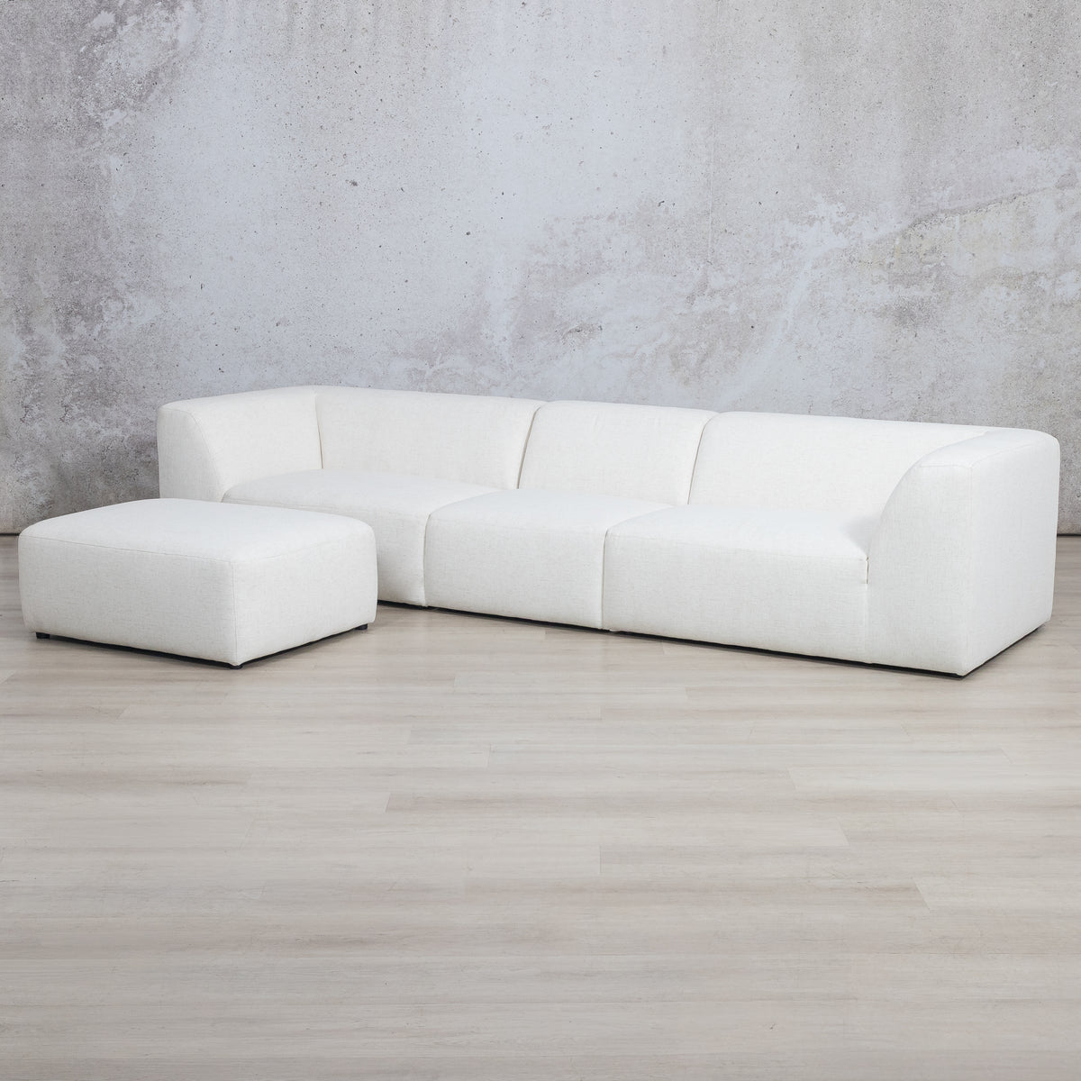Cove 4 Seater Fabric L Shape Couch