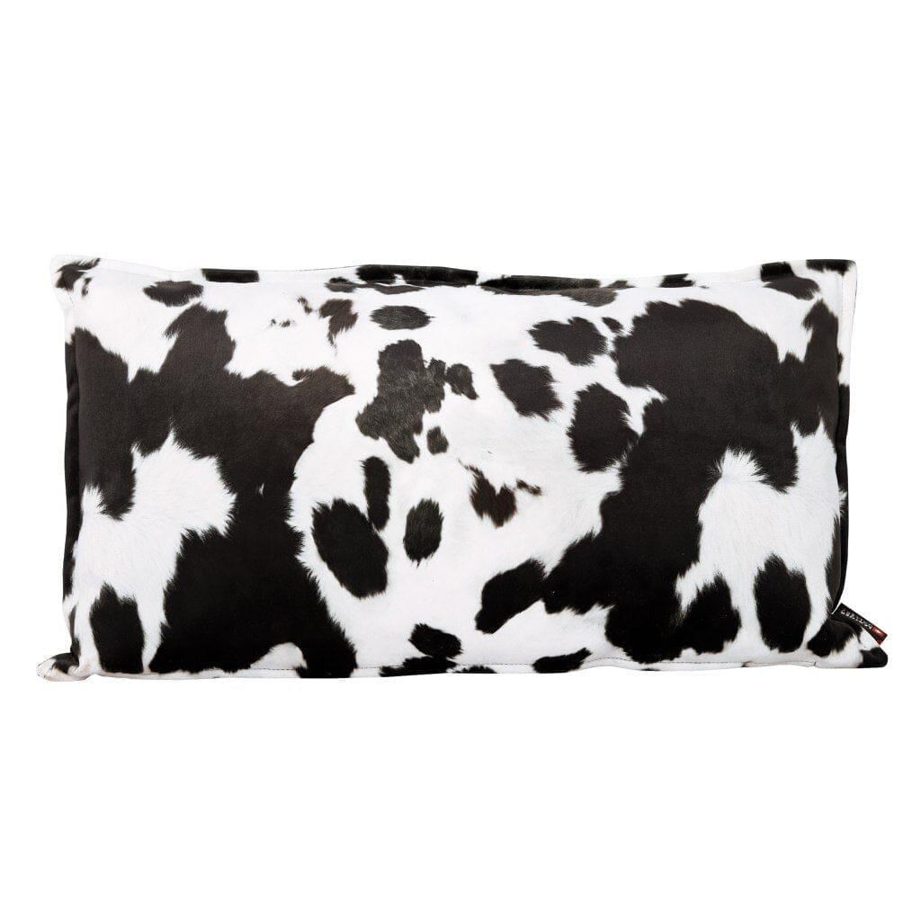 Nguni Black &amp; White Bolster Cushion Cushion Leather Gallery 