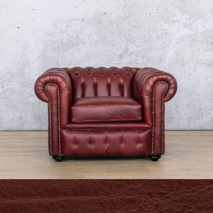 Chesterfield 1 Seater Leather Sofa Leather Sofa Leather Gallery Czar Ruby 