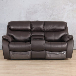 Cairo 2 Seater Leather Recliner Home Theatre Leather Recliner Leather Gallery Choc 