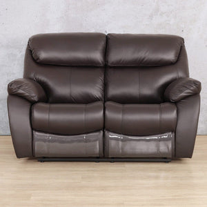 Cairo 2 Seater Leather Recliner Leather Recliner Leather Gallery Choc 