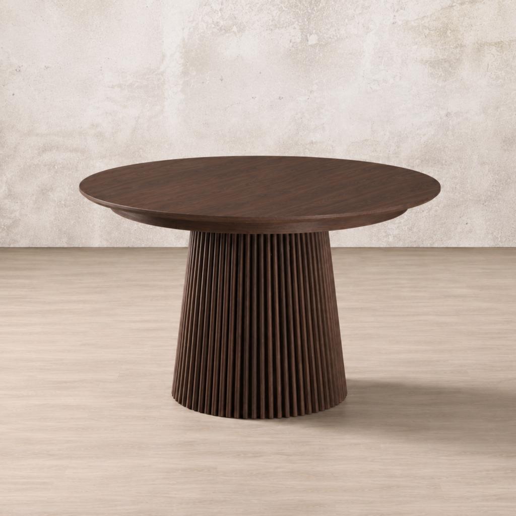 Campbell Dining Table  - Walnut | Leather Gallery