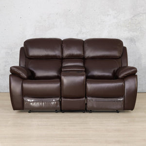 Capri 3+2+1 Home Theatre Suite - Choc - Black Friday Sale Leather Recliner Leather Gallery Choc 