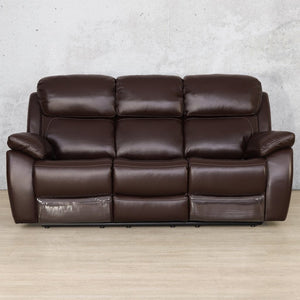 Capri 3 Seater Leather Recliner Leather Recliner Leather Gallery Choc 