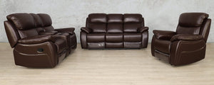 Capri 3+2+1 Home Theatre Suite - Available on Special Order Plan Only Leather Recliner Leather Gallery 