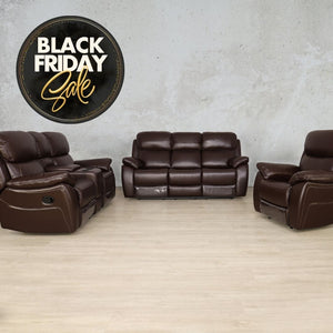 Capri 3+2+1 Home Theatre Suite - Choc - Black Friday Sale