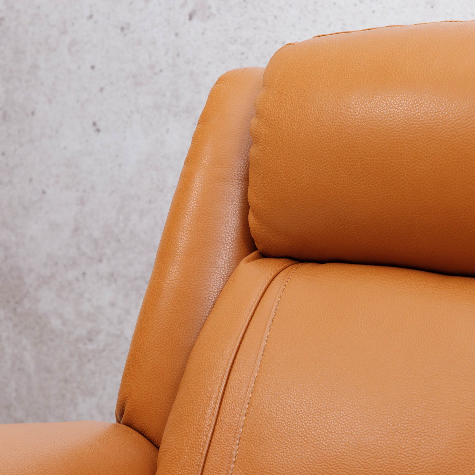 Carter 2 Seater Home Theatre Leather Recliner - Tan - Leather Recliner