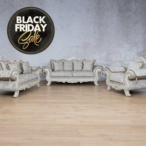 Chanelle 3+2+1 Fabric Sofa Suite