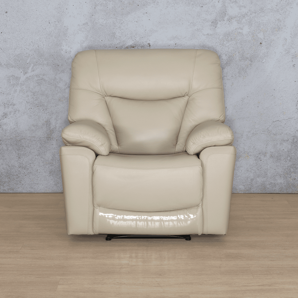 Chester 1 Seater Leather Recliner Leather Recliner Leather Gallery Beige-G 