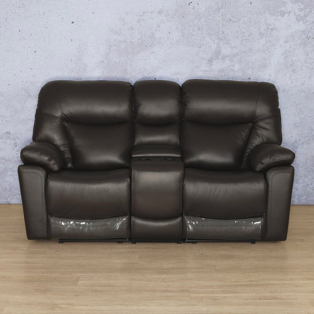 Chester 2 Seater Home Theatre Leather Recliner Leather Recliner Leather Gallery Beige-G 