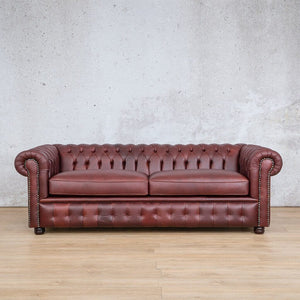 Chesterfield 3+2+1 Leather Sofa Suite Leather Sofa Leather Gallery Czar Ruby 