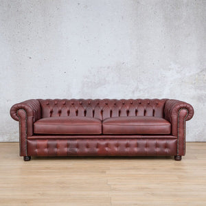 Chesterfield 3 Seater Leather Sofa Leather Sofa Leather Gallery Czar Ruby 