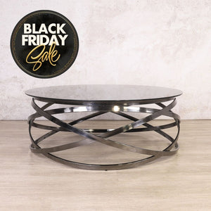 Crystal Coffee Table Black - Available on Special Order Plan Only