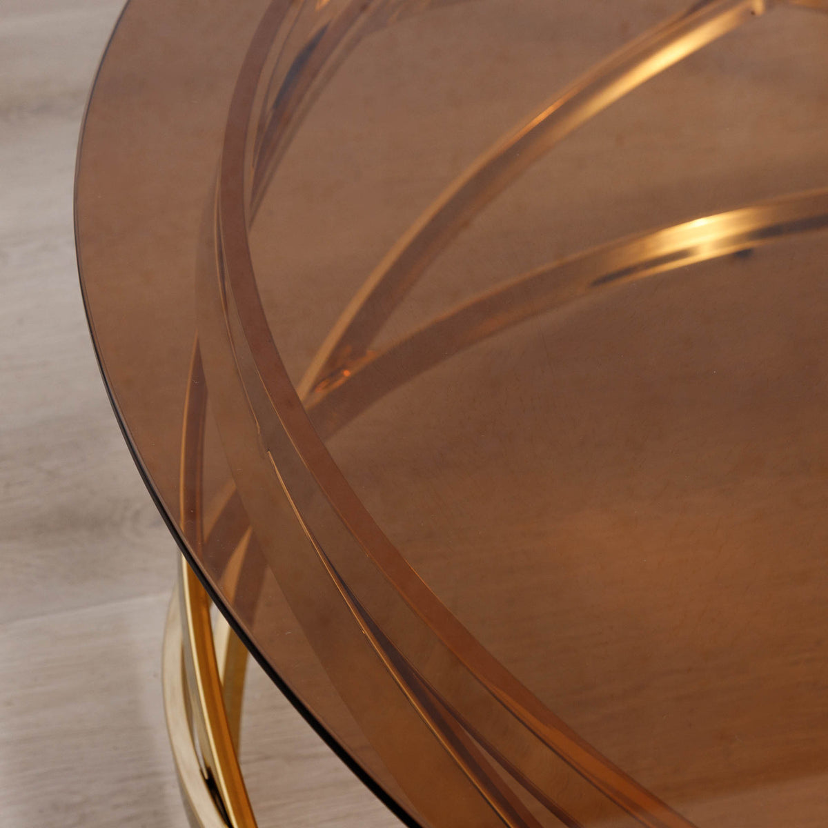 Crystal Coffee Table in Gold - CRYSTAL - Coffee Table