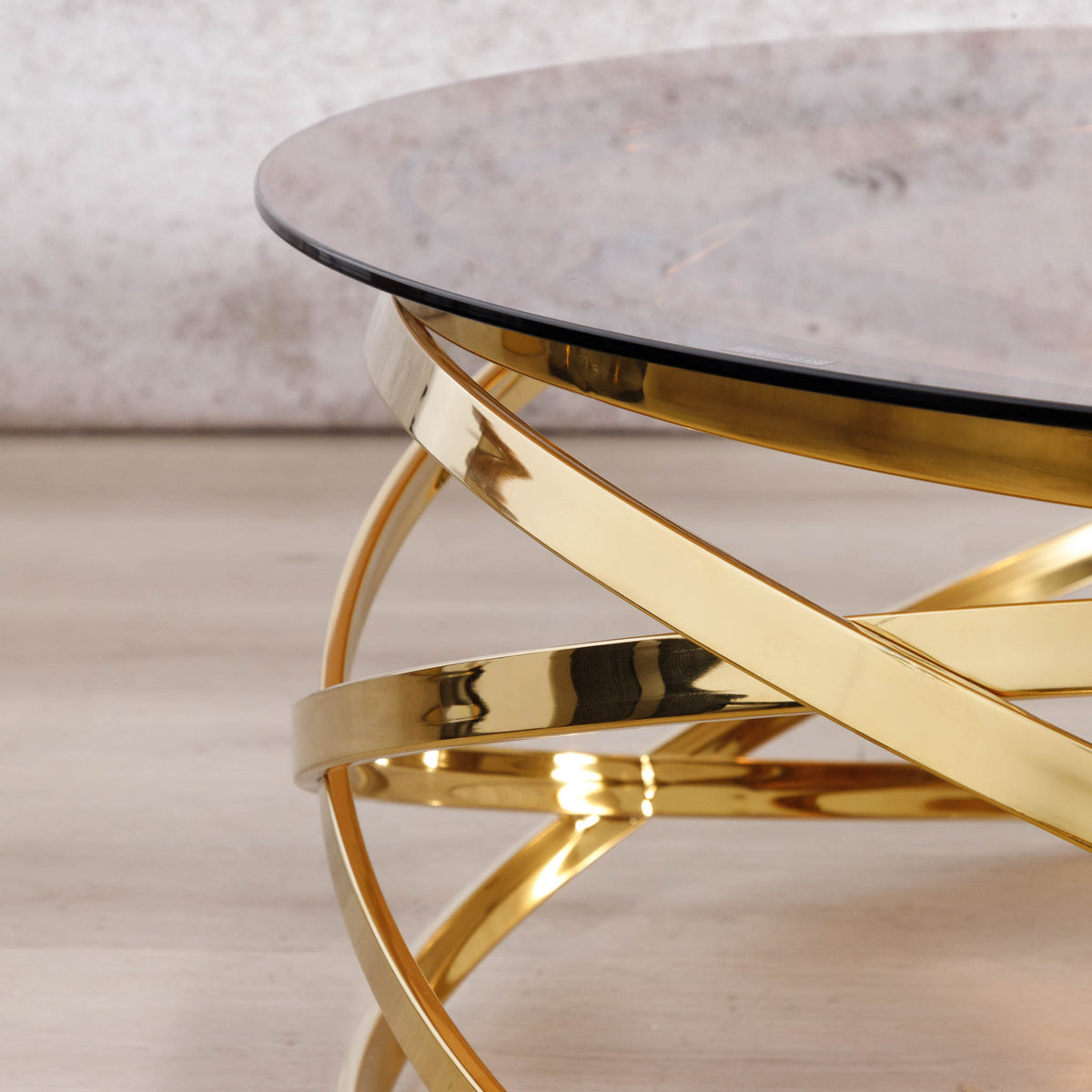 Crystal Coffee Table in Gold - CRYSTAL - Coffee Table