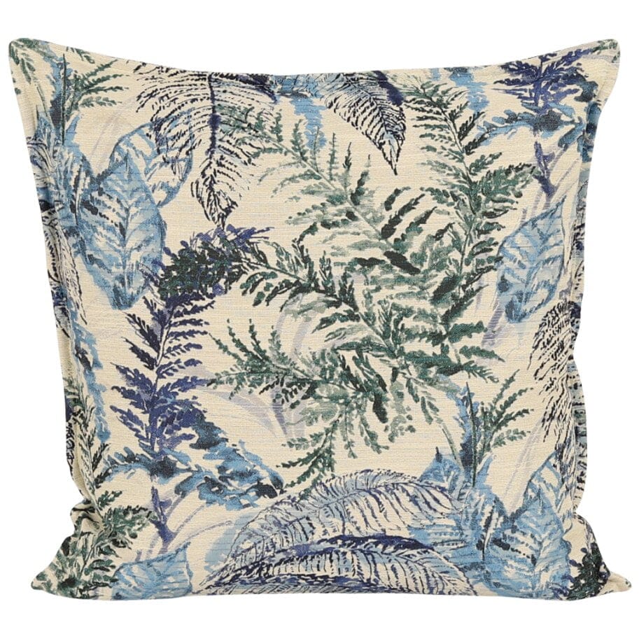 Deciduous Blues Cushion Cushion Leather Gallery 