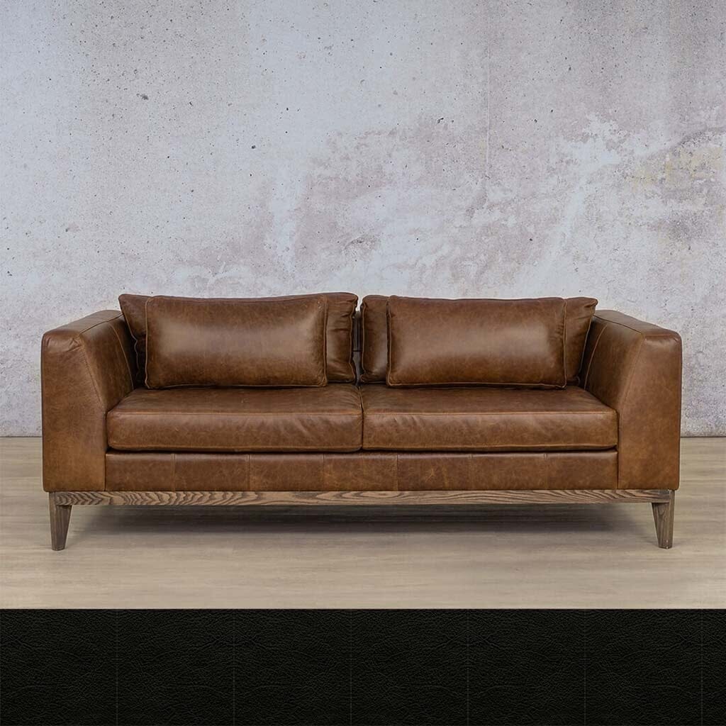 Willow Suite 3+2 Sofa Suite Leather Sofa Leather Gallery Czar Black 