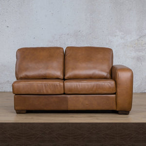 Stanford Leather 2 Seater RHF Leather Sofa Leather Gallery Czar Chocolate Full Foam 
