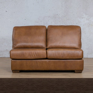 Stanford Leather Armless 2 Seater Leather Sofa Leather Gallery Czar Chocolate Full Foam 