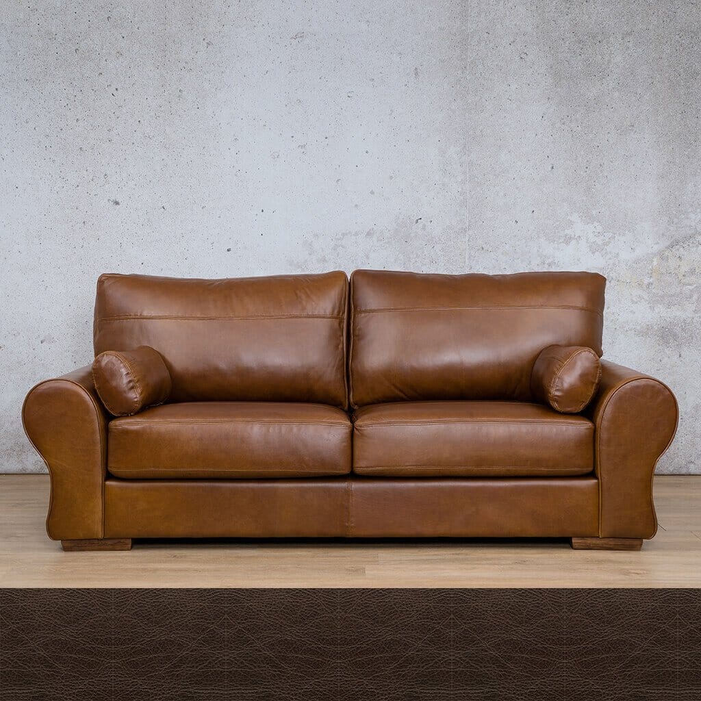 Carolina 3 Seater Leather Sofa Leather Sofa Leather Gallery Czar Chocolate 