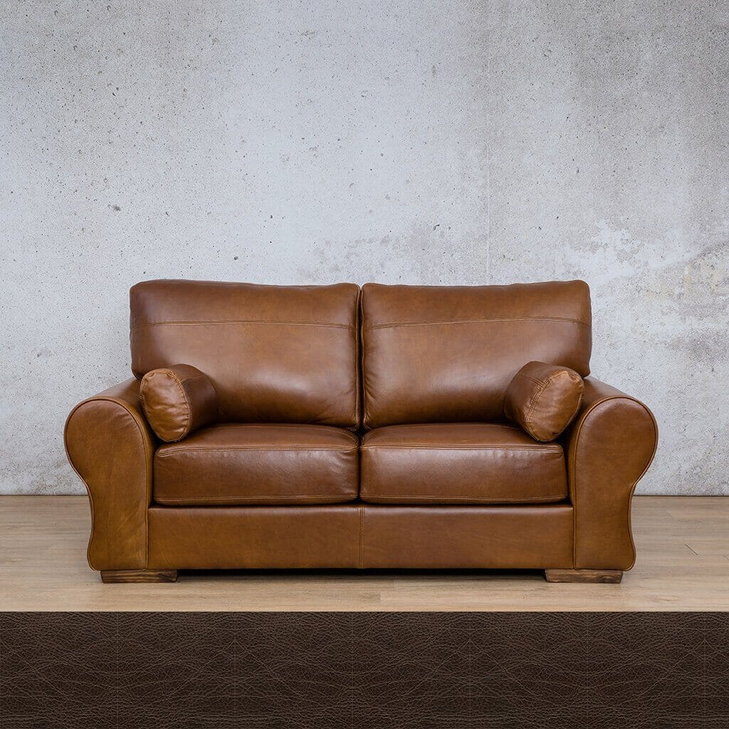 Carolina 2 Seater Leather Sofa Leather Sofa Leather Gallery Czar Chocolate 