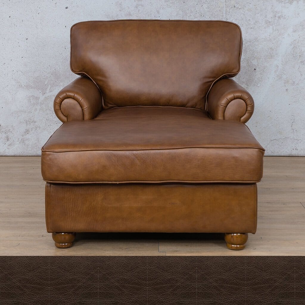 Salisbury Leather 2 Arm Chaise Leather Armchair Leather Gallery Czar Chocolate Full Foam 