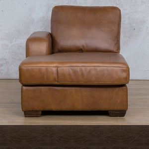 Stanford Leather Chaise LHF Leather Corner Sofa Leather Gallery Czar Chocolate Full Foam 