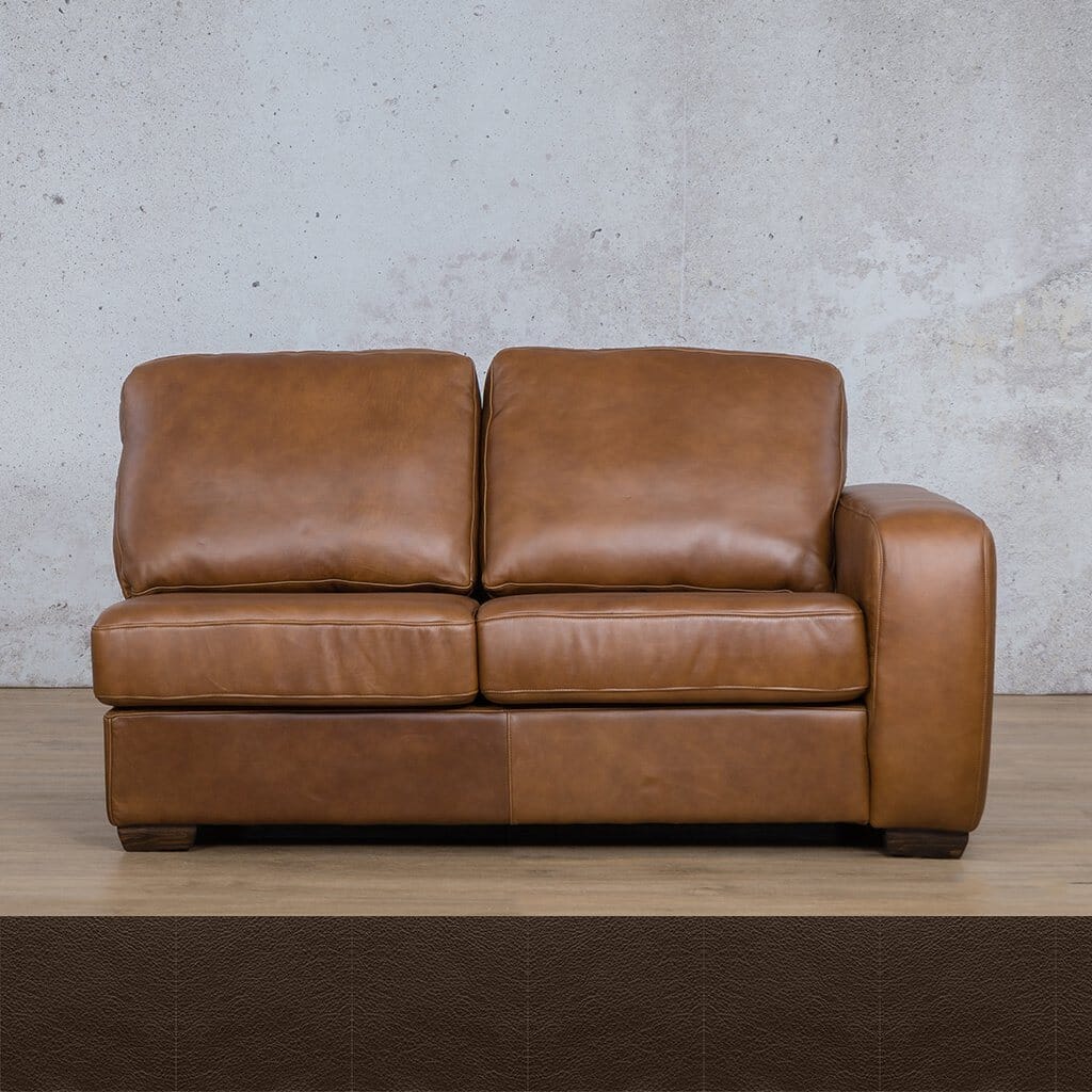 Stanford Leather 2 Seater RHF Leather Sofa Leather Gallery 