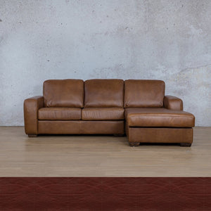 Stanford Leather Sofa Chaise - RHF Leather Sofa Leather Gallery Czar Ruby 