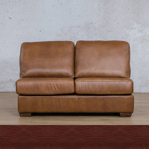 Stanford Leather Armless 2 Seater Leather Sofa Leather Gallery Czar Ruby Full Foam 