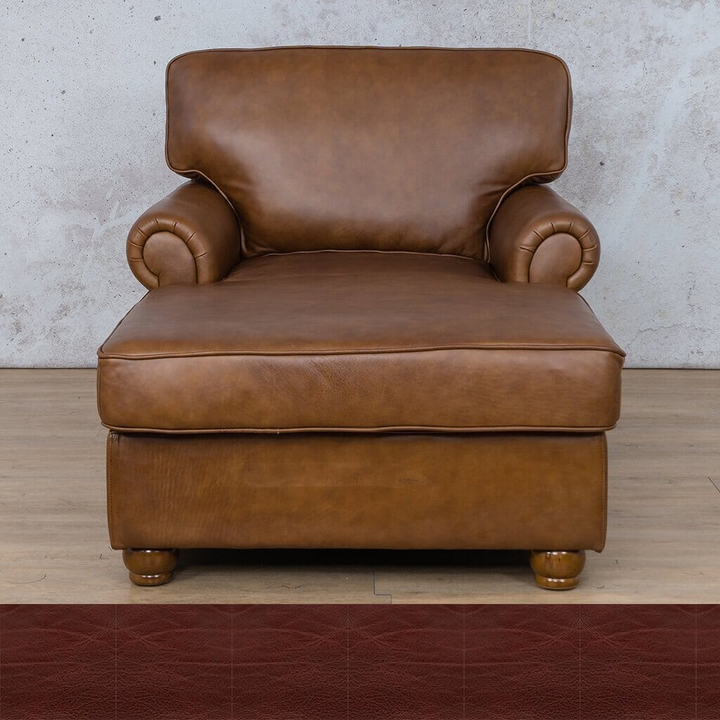 Salisbury Leather 2 Arm Chaise Leather Armchair Leather Gallery Czar Ruby Full Foam 