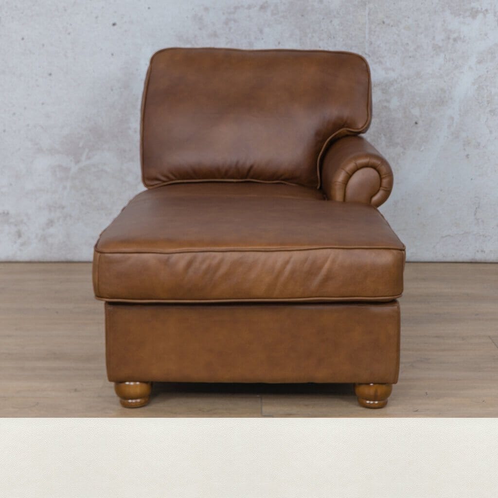 Salisbury Leather Chaise RHF Leather Armchair Leather Gallery 