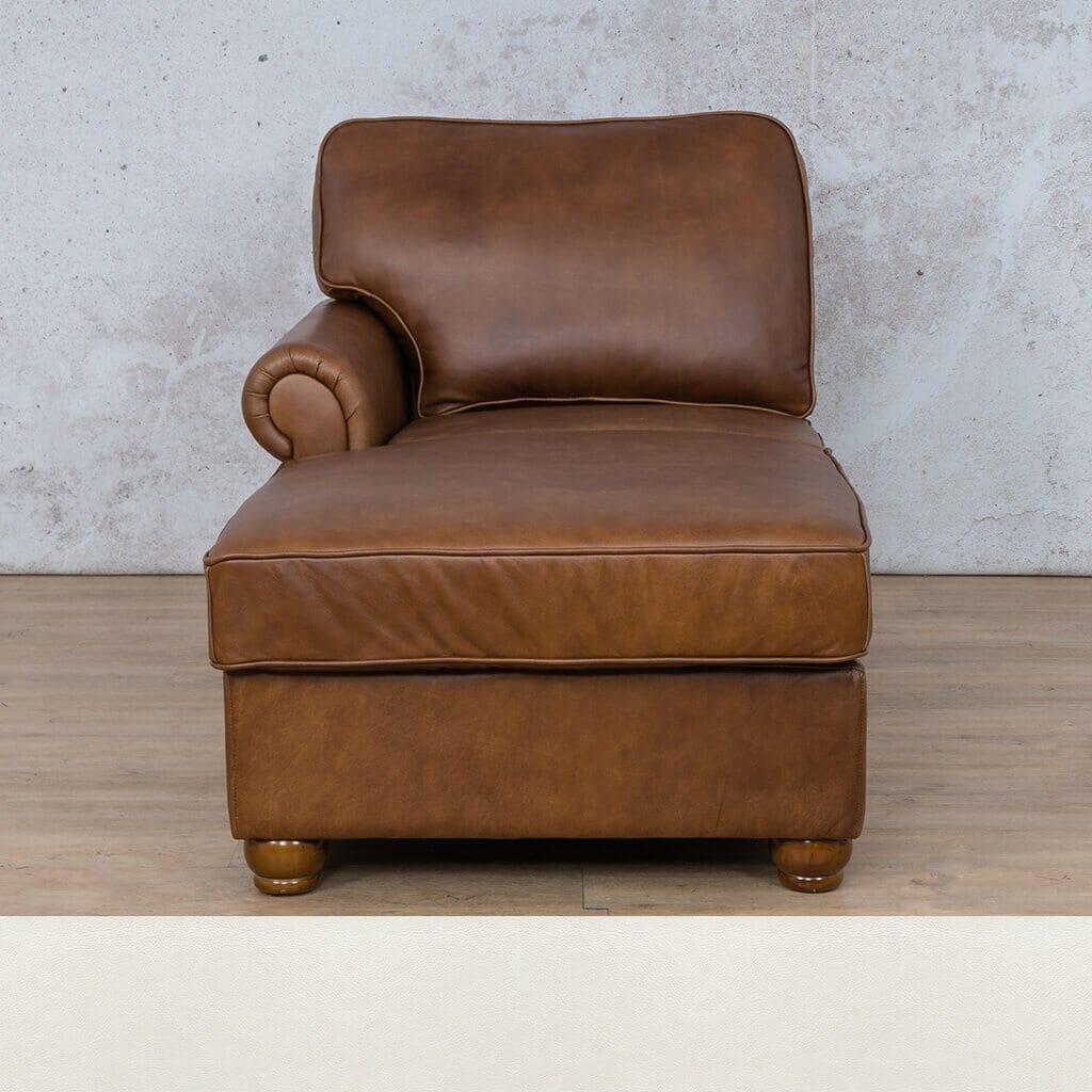 Salisbury Leather Chaise LHF Leather Armchair Leather Gallery 