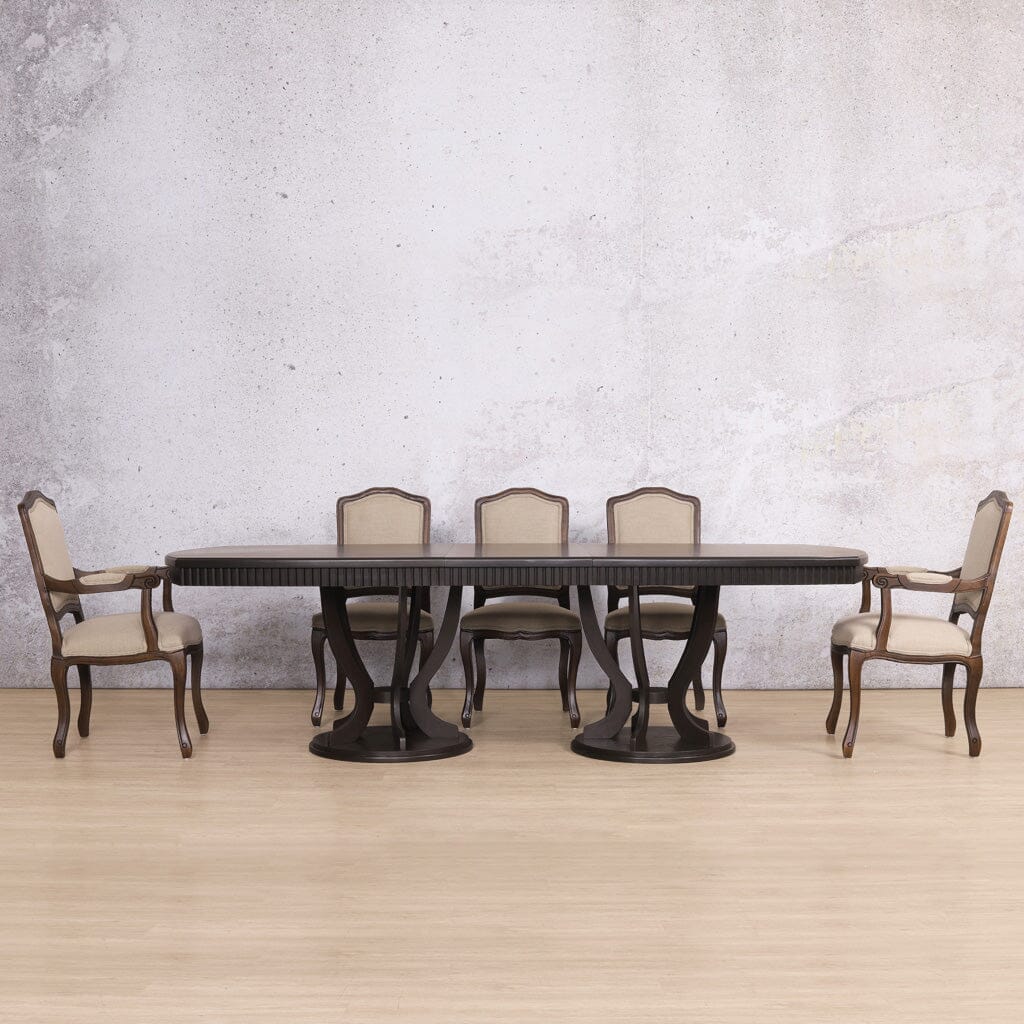 Sorrento &amp; Duke 8 Seater Dining Set Dining room set Leather Gallery 