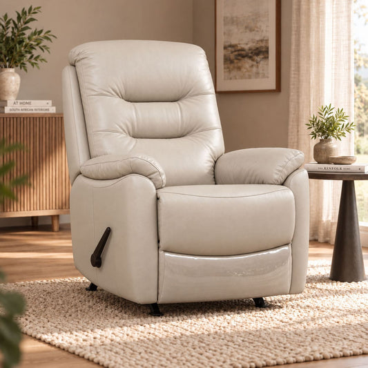 Dallas Leather Rocker Recliner Leather Recliner Leather Gallery Beige