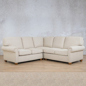 Salisbury Fabric L-Sectional 5 Seater Fabric Sectional Leather Gallery Dapple 