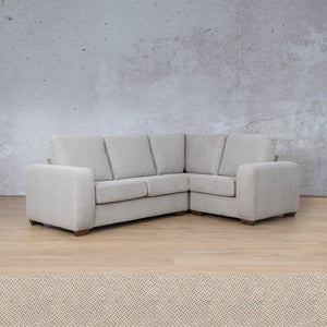 Stanford Fabric L-Sectional 4 Seater - RHF Fabric Sectional Leather Gallery Dapple 