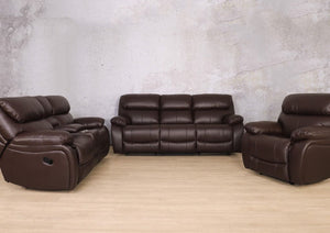 Delta 3+2+1 Leather Recliner Home Theatre Suite - Available on Special Order Plan Only Leather Recliner Leather Gallery 