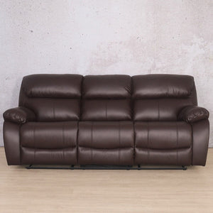 Delta 3+2+1 Leather Recliner Home Theatre Suite - Available on Special Order Plan Only Leather Recliner Leather Gallery Luxe Walnut 