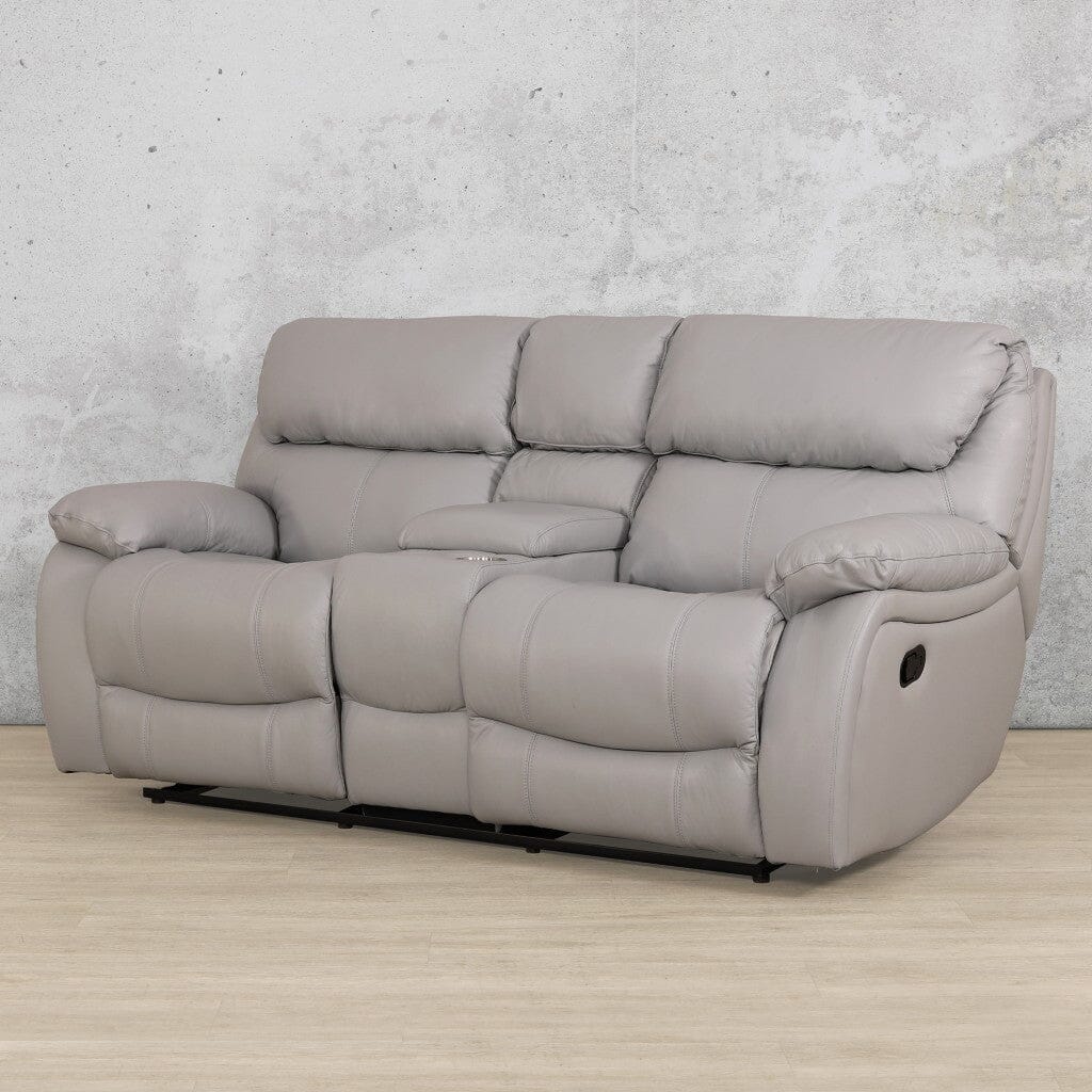 Delta 2 Seater Home Theatre Leather Recliner Leather Recliner Leather Gallery Manatee Grey 