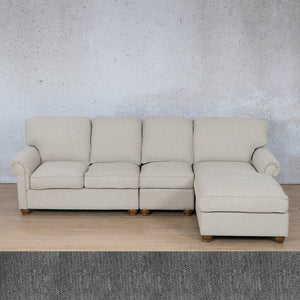 Salisbury Fabric Sofa Chaise Modular Sectional - RHF Fabric Corner Suite Leather Gallery Detroit Black 