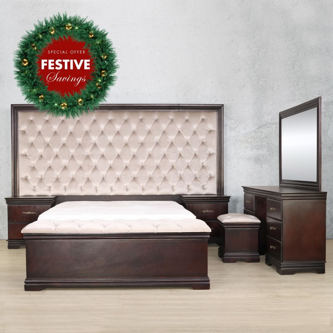 Diana 6 Piece Bedroom Set - Available on Special Order Plan Only Bedroom Set Leather Gallery 