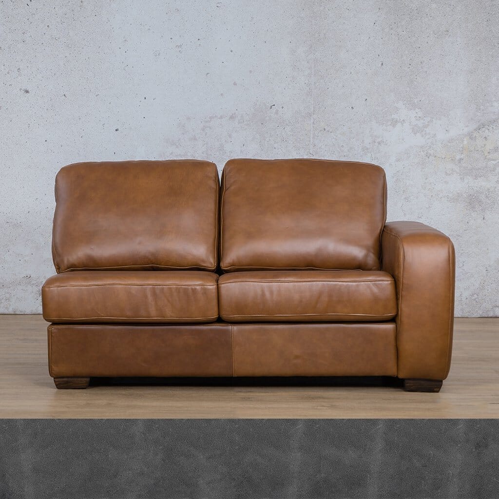 Stanford Leather 2 Seater RHF Leather Sofa Leather Gallery 