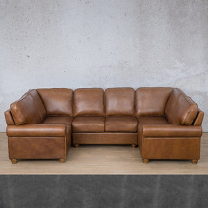 Salisbury Leather U-Sofa Sectional Leather Sectional Leather Gallery 